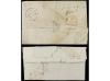 ✉ TAHITI. 1837-1844. 2 covers with text from RAIATE and PAPE