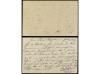 ✉ ALEMANIA. 1883-89. 2 card with Sweden Postage Due Stamps. 