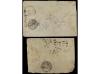 ✉ NEPAL. 1900-1905. 2 covers. 
