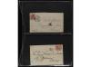 ✉ BELGICA. 1865-71. Lot of 38 covers, foreign destinations. 