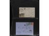 ✉ BELGICA. 1865-71. Lot of 38 covers, foreign destinations. 