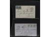 ✉ BELGICA. 1865-71. Lot of 38 covers, foreign destinations. 