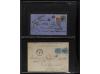 ✉ BELGICA. 1865-71. Lot of 38 covers, foreign destinations. 
