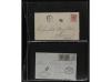 ✉ BELGICA. 1865-71. Lot of 38 covers, foreign destinations. 