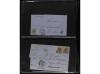 ✉ BELGICA. 1865-71. Lot of 38 covers, foreign destinations. 