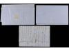✉ MOZAMBIQUE. 1856-57. 3 covers from France to Mozambique in