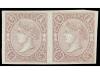 * ESPAÑA. Ed. 73 (2). 2 reales lila. Pareja. MAGNÍFICA. Cert