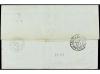 ✉ FRANCIA. Yv. 38 (2), 53, 66. 1876. LYON a YOKAHAMA. 5 cts.