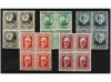 ** ESPAÑA. Ed. 655/9 (4). 5 cts. a 30 cts. 5 valores en bloq