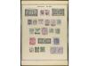 ° GRAN BRETAÑA. 1840-1885. Siete páginas de álbum con sellos