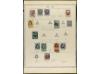 PERU. 1858-85. Siete páginas de álbum con sellos usados, tam