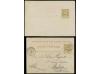✉ HAITI. 1886. CARTA TARJETA. 3 cents. bistre. Tres tarjetas