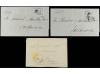 ✉ LOTES y COLECCIONES. 1857-80. ESPAÑA. CORREO INTERIOR. Con