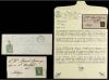 ✉ LOTES y COLECCIONES. 1857-80. ESPAÑA. CORREO INTERIOR. Con