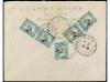 ✉ ETIOPIA. 1908. ADDIS-ABEBA a GRAZ (Austria). Circulada con