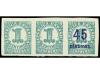 ** ESPAÑA. Ed. 742shph(3). 45 cts. s. 1 cto. verde. Dos pare