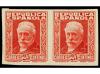 ** ESPAÑA. Ed. 658s, 659s. 25 y 30 cts. SIN DENTAR en pareja