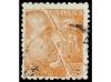 ** ESPAÑA. Ed. 919iw (2) y °920iw. 5 cts. castaño lila en pa