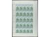 ** ESPAÑA. Ed. 1263. TOROS. 1,50 pts. verde y azul. Hoja de 
