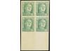 ** ESPAÑA. Ed. 1006icas (4). 50 cts. verde. Bloque de 4 SIN 