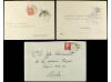 ✉ ESPAÑA GUERRA CIVIL. Conjunto de cartas circuladas con sel
