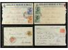 ✉ MARRUECOS. 1910-1935. Conjunto de 28 cartas con diversos f