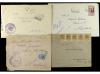 ✉ MARRUECOS. 1910-1935. Conjunto de 28 cartas con diversos f