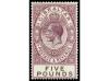 ** GIBRALTAR. Yv. 90, S.G. 108. 1925. 5 £ violeta y negro. L