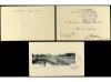 ✉ ESPAÑA. Ed. 242, 173. 1906. 3 tarjetas postales con franqu