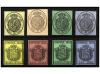 ** ESPAÑA. Ed. 28/31 y 35/8. SERIES COMPLETAS, 8 valores. LU