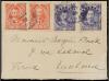 ✉ JAPON. Yv. 89/92. 1896. YOKOHAMA a TOULOUSE (Francia) fran