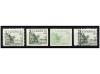 ** ESPAÑA. Ed. 816ec, ecs, ecdd y 819ecs. 5 cts. verde. 3 se