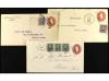 ✉ PUERTO RICO. 1903-1909. Conjunto de 9 enteros postales U.S