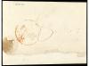 ✉ ESPAÑA: PREFILATELIA. 1831 ca. Envuelta con fecha ilegible