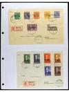 ✉ FINLANDIA. 1938-56. Conjunto de 13 cartas. 