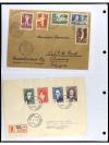 ✉ FINLANDIA. 1938-56. Conjunto de 13 cartas. 