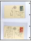 ✉ FRANCIA. 1924-1958. Conjunto de 50 cartas circuladas, prec