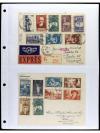 ✉ FRANCIA. 1924-1958. Conjunto de 50 cartas circuladas, prec