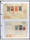✉ FRANCIA. 1924-1958. Conjunto de 50 cartas circuladas, prec