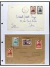 ✉ FRANCIA. 1924-1958. Conjunto de 50 cartas circuladas, prec