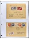 ✉ FRANCIA. 1924-1958. Conjunto de 50 cartas circuladas, prec