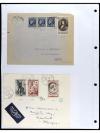 ✉ FRANCIA. 1924-1958. Conjunto de 50 cartas circuladas, prec