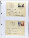 ✉ FRANCIA. 1924-1958. Conjunto de 50 cartas circuladas, prec