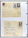✉ FRANCIA. 1924-1958. Conjunto de 50 cartas circuladas, prec