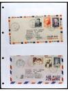 ✉ FRANCIA. 1924-1958. Conjunto de 50 cartas circuladas, prec