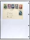 ✉ FRANCIA. 1924-1958. Conjunto de 50 cartas circuladas, prec