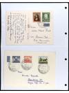 ✉ ALEMANIA. 1950-55. OCCIDENTAL. Conjunto de 38 cartas con d