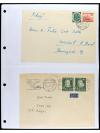 ✉ ALEMANIA. 1950-55. OCCIDENTAL. Conjunto de 38 cartas con d