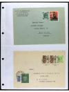 ✉ ALEMANIA. 1950-55. OCCIDENTAL. Conjunto de 38 cartas con d