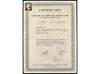 * ESPAÑA. Ed. 766. Aéreo + 5 pts. Hoja bloque. Cert. CEM. Ca